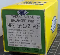 EMERSON / ALCO HFE 5-1/2 HZ, PCN: 054140 THERMAL EXPANSION VALVE [B8BD]