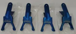 4 NEW MILLIPORE XX1004703 ALUMINUM LAB FILTRATION VACCUM CLAMP 47MM - FREE SHIP!
