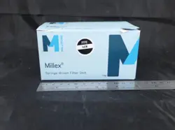 SET OF 25 || MILLIPORE MILLEX SYRINGE FILTER 0.20µM PTFE 13MM #SLLGH13NL