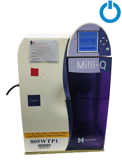 MILLIPORE MILLI-Q INTEGRAL 5 A10 WATER PURIFICATION SYSTEM ZRXQ005T0 AS IS