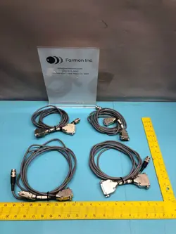 LOT OF 4 MILLIPORE 109004 AUX POWER SUPPLY CABLE, 172962