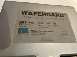 (2) MILLIPORE WGGB06S02 / HOUSING CARTRIDGE WAFERGUARD WGGB 06S 02