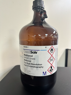 EMD MILLIPORE MX0480-1 METHANOL ≥99.9%, OMNISOLV® HR-GC GAS CHROMATOGRAPHY 4 L