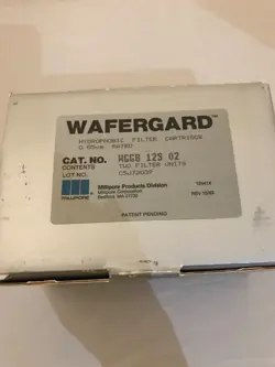 WAFERGARD MILLIPORE WGGB-12S-02 WGGB12S02 HYDROPHOBIC FILTER