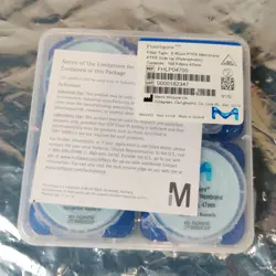 4PCS MILLIPORE PTFE MEMBRANE FILTERS 0.45UM, HYDROPHOBIC, FLUOROPORE FHLP04700
