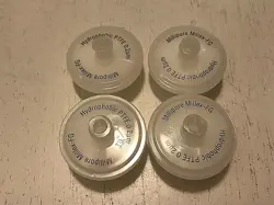 (4) MILLIPORE SYRINGE FILTER PTFE HYDROPHOBIC MILLEX-FG .20UM PORE SIZE 25MM