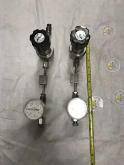 GAS LINE APTECH AP1510SHM 2PM MV4 MV4 3.38 ,6L-FV4A-T4A MILLIPORE PRESSURE METER