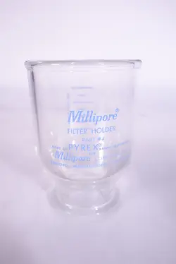 MILLIPORE FILTER HOLDER GLASS PART #4 - UNUSED.