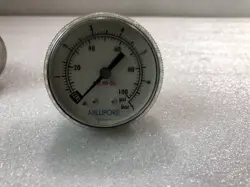 GAUGE 0-100PSI 0-7BAR