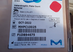HETEROTROPHIC PLATE COUNT SAMPLE MILIPORE(25 SEALED) MHPC10025