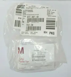 2X 8 PACK OF MILLIPORE 10 µL PIPETTE TIPS, 0.6 µL C4 RESIN (P/N ZTC04S008)