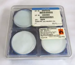 BOX OF 100 – MILLIPORE SMWP04700 CELLULOSE FILTER MEMBRANE * 47MM 5.0UM * NEW
