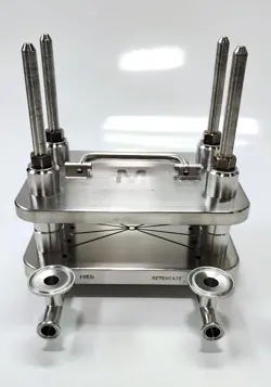 MILLIPORE  PELLICON CASSETTE TFF STAINLESS STEEL HOLDER AND ASSEMBLY