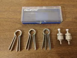 LOT OF MILLIPORE XX30-012-00 SWINNY ADAPTER/FILTER HOLDERS