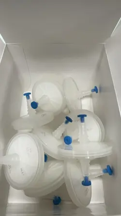BOX OF 9,  MILLIPORE SLFG05010 0.2µM 50MM PTFE STERILE VENT FILTER