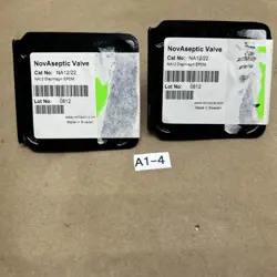 (2) MILLIPORE NA12/22 NOVASEPTIC EPDM VALVE DIAPHRAGMS FAST SHIPPING! + WARRANTY