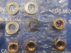 MILLIPORE PELLICON CASSETTE HOLDER SILICON BRONZE NUT-WASHER SET PK/4, XX4200079