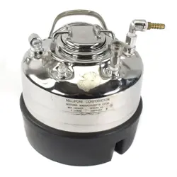 MILLIPORE XX6700P05 STAINLESS STEEL 5-LITER DISPENSING PRESSURE VESSEL 100PSI 5L