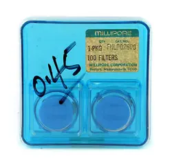 MILLIPORE .45 MICROGRAM CELLULOSE FILTERS LAB EQUIPMENT NOT SEALED FHLP02500
