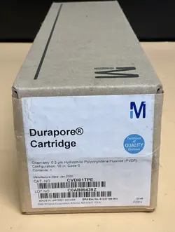 SEALED MILLIPORE DURAPORE CARTRIDGE CVDI01TPE
