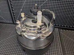 APACHE STAINLESS DISPENSING PRESSURE VESSEL CYTOMETER SHEATH TANK LAB MILLIPORE