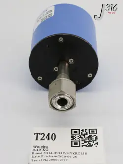 T240 MYKROLIS MILLIPORE BARATRON CAPACITANCE GAUGE, 0-1000TORR CMLB3106
