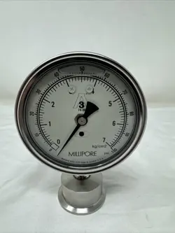 YY1801020 - MILLIPORE - SANITARY PRESSURE GAUGE 0-7 BAR (0-100 PSI)