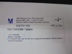 TBS-TWEEN TABLETS