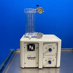 MILLIPORE LABSCALE TFF TANGENTIAL FLOW FILTRATION SYSTEM ACRYLIC 500ML RESERVOIR