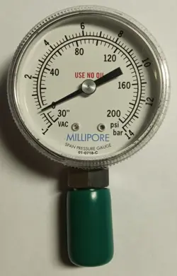 MILLIPORE SPAN PRESSURE GAUGE 01-0718-C NEW 