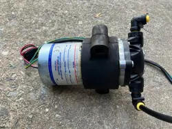 SHURFLO MILLIPORE DIAPHRAGM LAB WATER PUMP 36 VDC 1.6 GPM MILLI Q TESTED