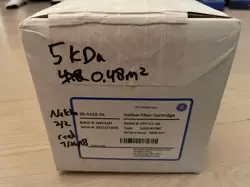 GE CYTIVA 56-4102-54 HOLLOW FIBER CARTRIDGE UFP-5-C-6A 5000 NMWC 4800 CM2
