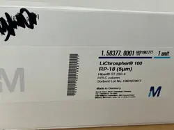 NEW HPLC COLUMN   MILLIPORE LICHROSPHER 100  RP18 5UM 4X250MM 1.50377.0001