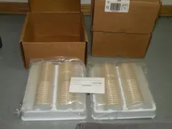 CASE OF (100) MILLIPORE PDMA04700 PETRISLIDES DISH PRELOADED WITH ABSORBENT PADS