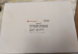 INVITROGEN NOVEX LC6025 COLLODIAL BLUE STAINING KIT UNUSED BG