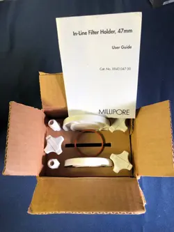 MILLIPORE XX43 047 00 PLASTIC IN-LINE FILTER HOLDER, 47MM XX4304700, NEW IN BOX