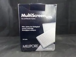 MILLIPORE PLASTIC 96-WELL 1.2M MULTISCREEN HTS BV FILTER PLATE CLEAR 10/PACK