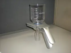 MILLIPORE 1000ML FILTER HOLDER KIT - GLASS FUNNEL WITH FILTER, BASE & CLAMP
