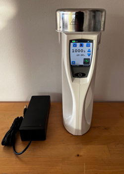 MILLIPORE RCS HIGH FLOW TOUCH MICROBIAL AIR SAMPLER WITH POWER SUPPLY, EXCELLENT