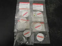 LOT OF 6 MILLIPORE #TR1004 GLASS CLONING CYLINDERS 150UL 8X8MM STERILE