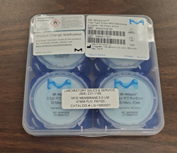 MCE MEMBRANE, 5.0UM, 47MM PLAIN WHITE   PK/100
