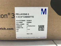 10 X MILLIPORE PELLICON 3 1.14M CASSETTE ULTRACEL 30KDA MEMBRANE D SCREEN NEW