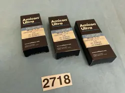 SIX FILTERS MILLIPORE UFC800396 AMICON ULTRA-4 CENTRIFUGAL FILTER ULTRACEL 3K