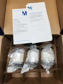 LOT OF 3 MILLIPORE MILLIPAK 200 CAPSULE FILTER UNITS DURAPORE 0.22 UM MPGL20CB3