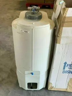 MILLIPORE #MSP000874 60L LITER, POLYETHYLENE LAB WATER STORAGE TANK RESERVOIR