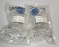 (2)NEW SEALED BAG MILLIPORE STERICUP RECEIVER FLASK SC00B05RE 500ML EXP NOV 2014