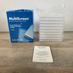 9 MILLIPORE MULTISCREEN BV FILTERPLATES PVDF 1.2UM MABVN1210 96 WELL FILTRATION