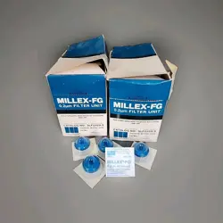 100 MILLIPORE MILLEX-FG .2UM HYDROPHOBIC FILTER UNITS 25MM SLFG025LS