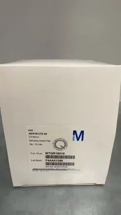 MILLIPORE MTGR15010 AERVENT 50 CAPSULE FILTER 0.2 µM HYDROPHOBIC 3/4 IN. TC/TC