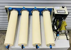 MILLIPORE SUPER Q PLUS WATER PURIFICATION SYSTEM - 4 BOWL SUPER Q